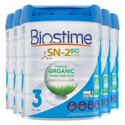 【澳洲直邮】BIOSTIME SN-2 BIO PLUS 合生元澳新有机婴儿配方奶粉3段 800G 6罐